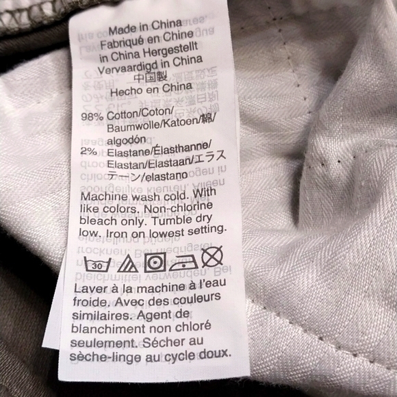 J.Crew Women's Size 4 Cropped Cargo Utility Pants‎ Olive Green Multi Pocketed - Picture 13 of 14